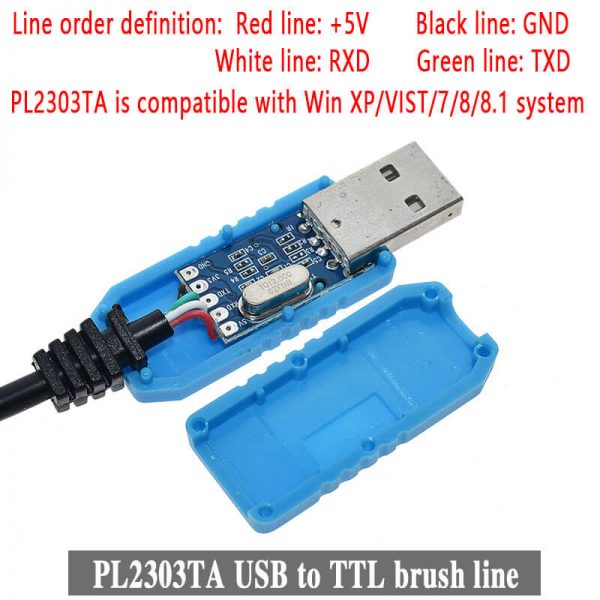 כבל USB ל TTL לארדואינו