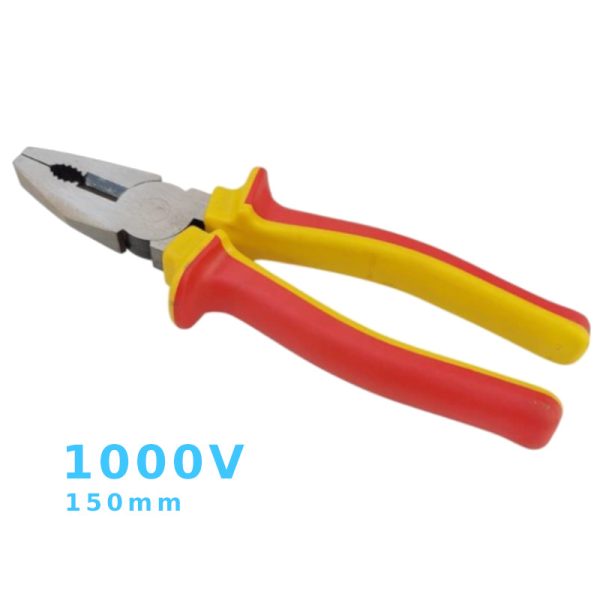 פלייר פשוט 1000V לחשמלאים מבודד 6" 150מ"מ