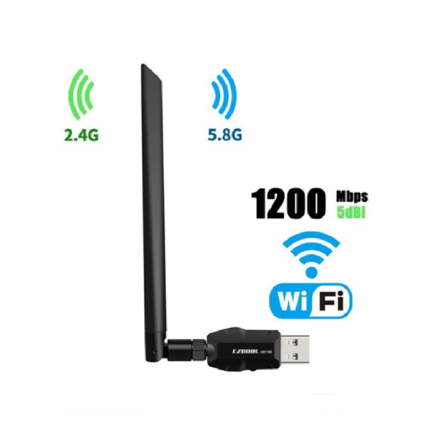 מתאם רשת אלחוטי 1200Mbps UWF - 900 Ezcool 2.4/5G