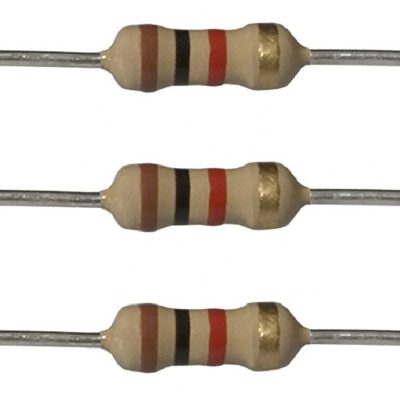 נגד 10 יחידות באריזה Resistor 1Kohm 0.25 W
