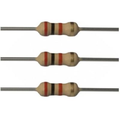 נגד 10 יחידות באריזה Resistor 2Kohm 0.25 W