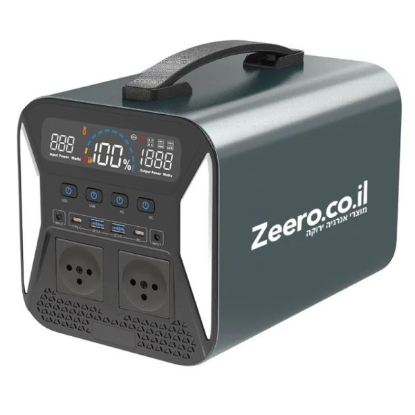 תחנת כוח נטענת ניידת 1000W (1101Wh)