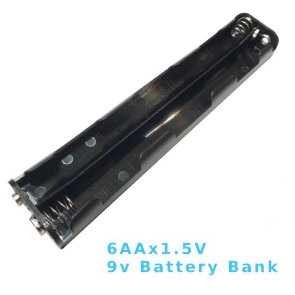 בית סוללות 6XAA 9V