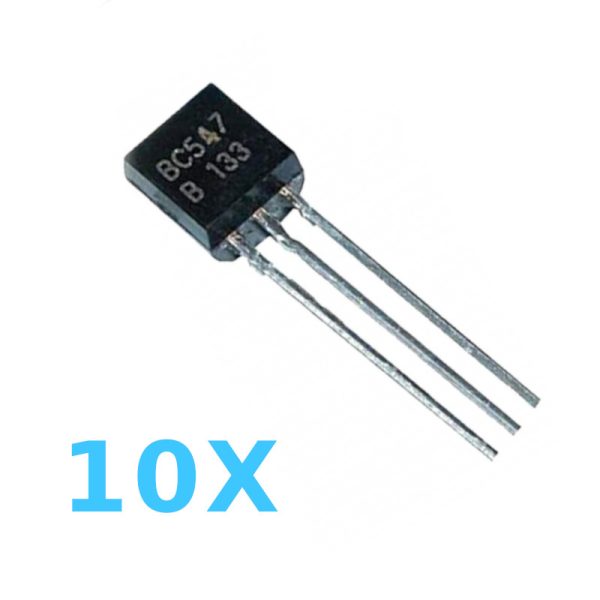 10 יחידות באריזה BC547