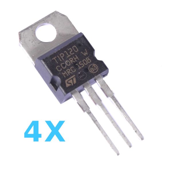 4 יחידות באריזה TIP 120