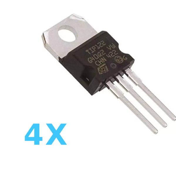 4 יחידות באריזה TIP 122