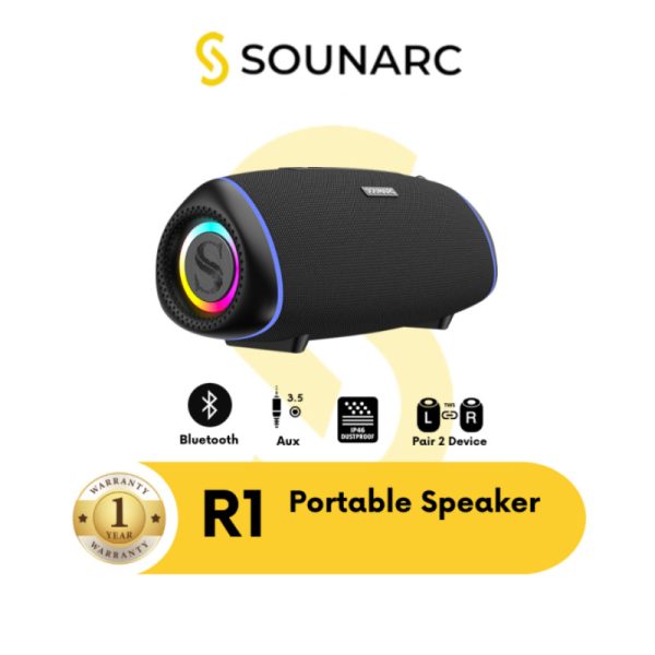 רמקול אלחוטי 40W BT5.3 Sounarc R1