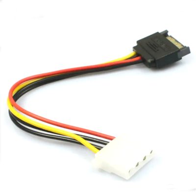 כבל מתח מתאם 4PINS עבור SATA 3 15pin hdd
