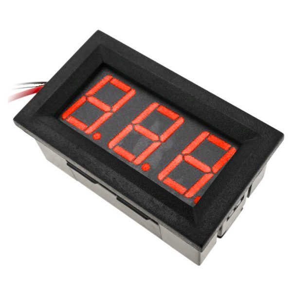 וולט מטר צג תצוגה שלושה ספרות 100V DC AC