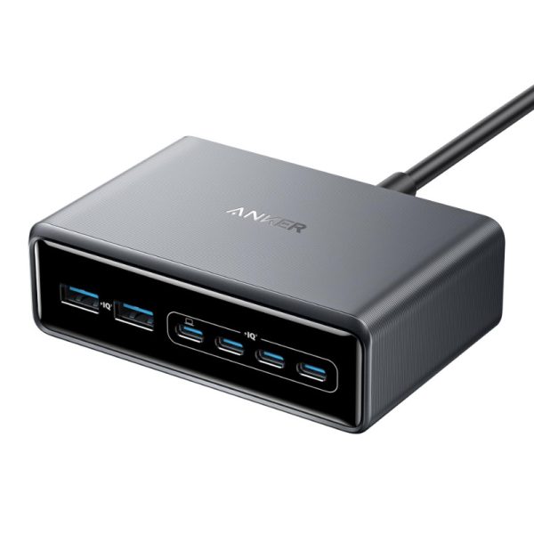 מטען תחנה USB C 3 Activeshield Anker 200W 6 ports