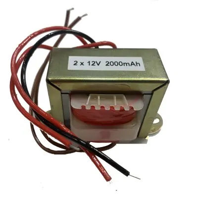 שנאי AC 2X12V 2A