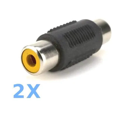 זוג מאריך מופה RCA נקבה נקבה