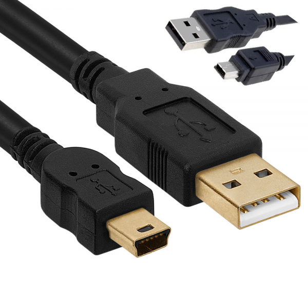 כבל USB2.0 לחיבור מיני USB B