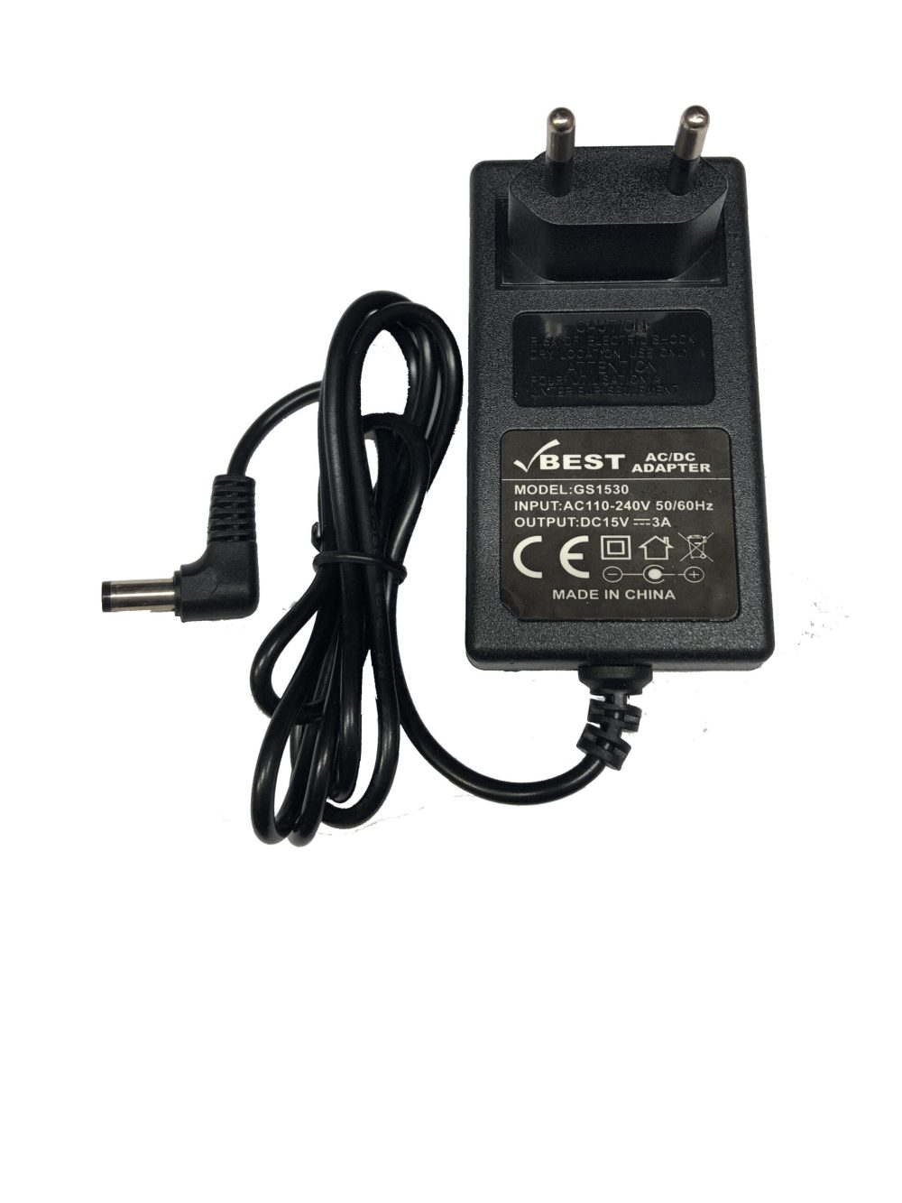 Alternative view of ספק כח ממותג 2.4A 15V