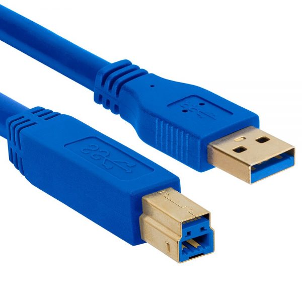 כבל מדפסת עם חיבור A-B USB3.0