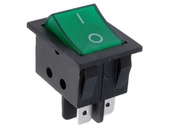 מפסק רוקר רחב ON-OFF מואר 220V