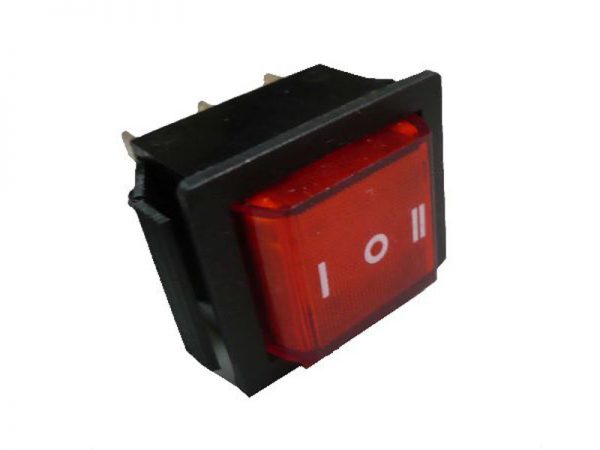 מפסק רוקר מואר רחב ON - OFF - ON
