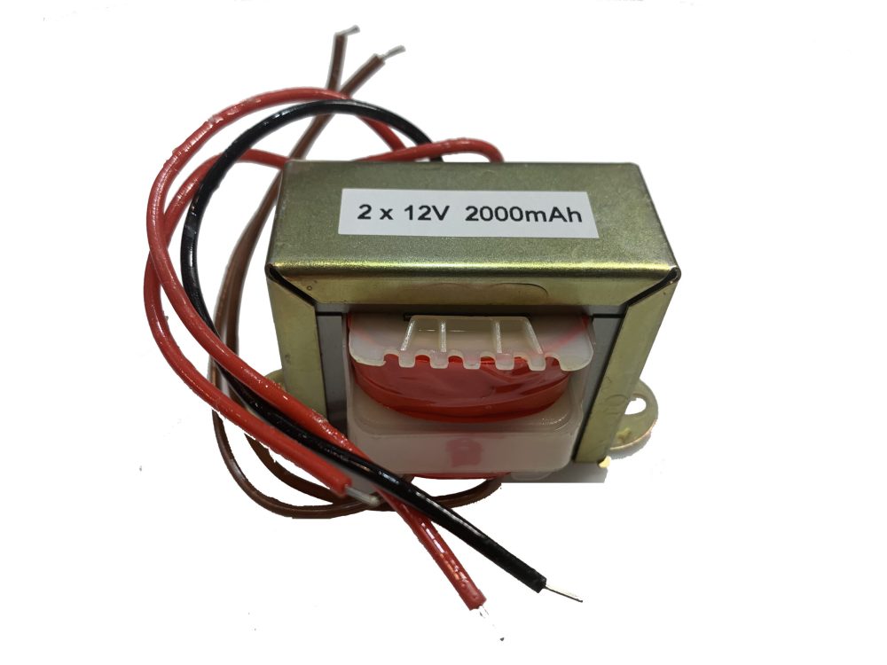 שנאי AC 2X12V 2A