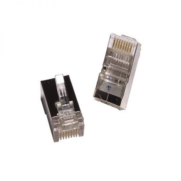תקע לחיצה RJ-45 מסוכך CAT6