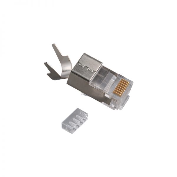 תקע לחיצה CAT6A עם מוביל