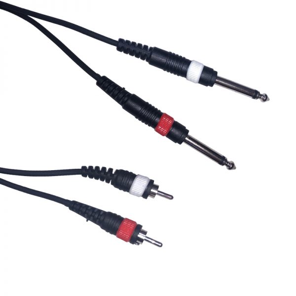 כבל  2 תקעי PL מונו לשני RCA