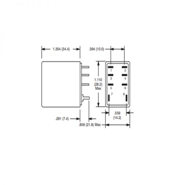 ⁦ממסר כפול 12V 10A⁩ – תמונה ⁦3⁩