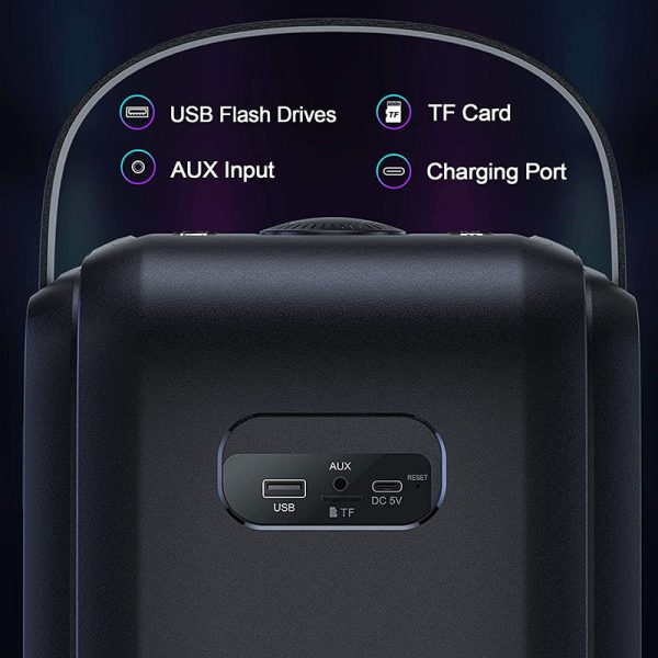 ⁦רמקול אלחוטי BT 80W הדור החדש! צליל איכותי⁩ – תמונה ⁦3⁩