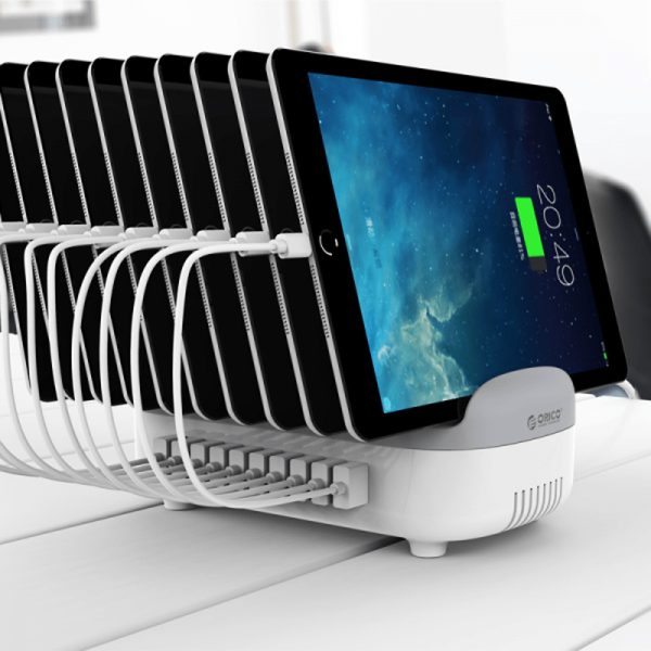 ⁦עמדת טעינה USB 10 Port 120W⁩ – תמונה ⁦3⁩