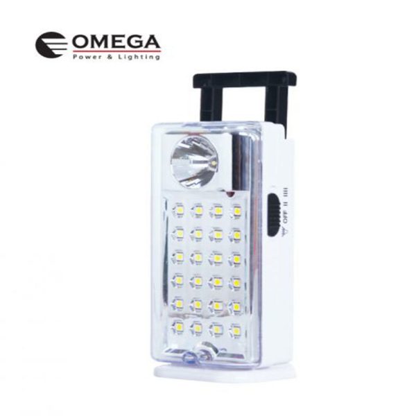 מנורת חירום ניידת נטען 24LED +1