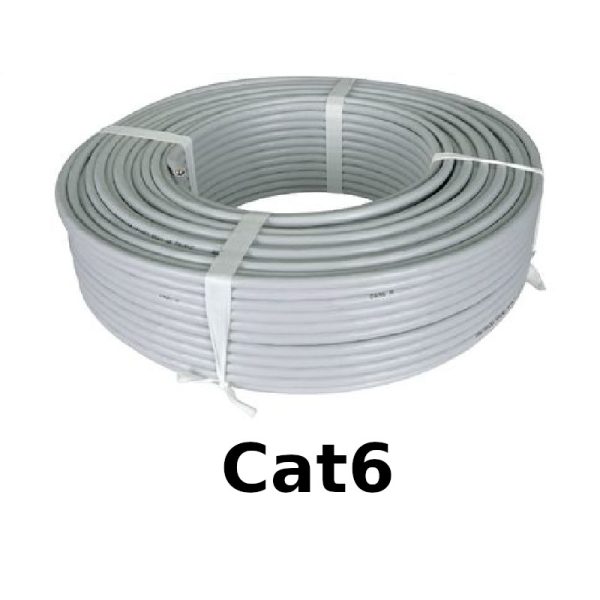 כבל רשת 100 מטר Cat6 Gigabit