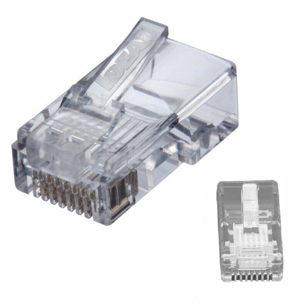 קיט 10 יחידות תקע לחיצה CAT5e Plug