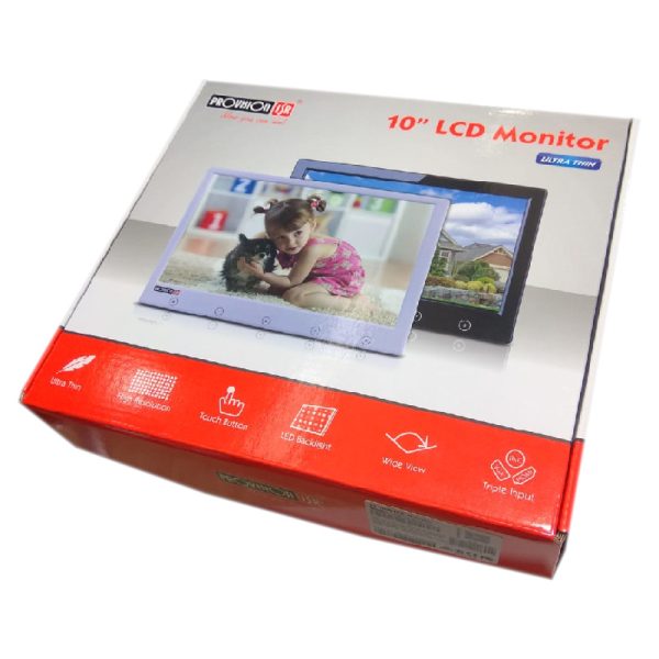 ⁦מסך למערכת מצלמות 10 אינץ' PROVISION pr-ips10p-w⁩ – תמונה ⁦2⁩