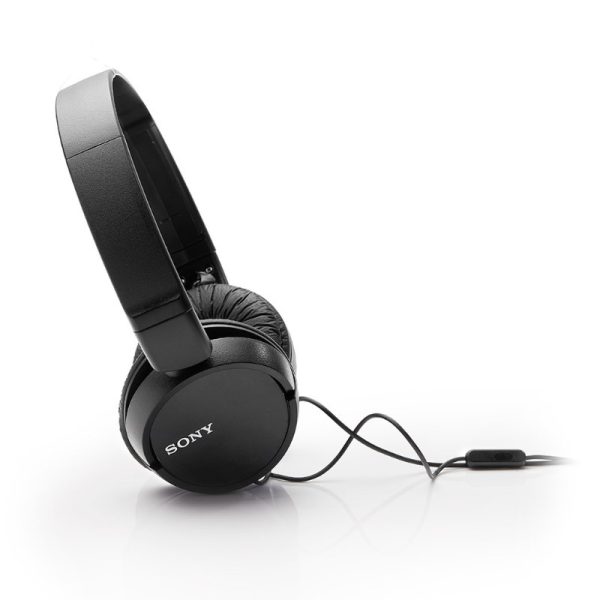 ⁦אוזניות קשת מתקפלות SONY MDR-ZX110AP שחור⁩ – תמונה ⁦2⁩