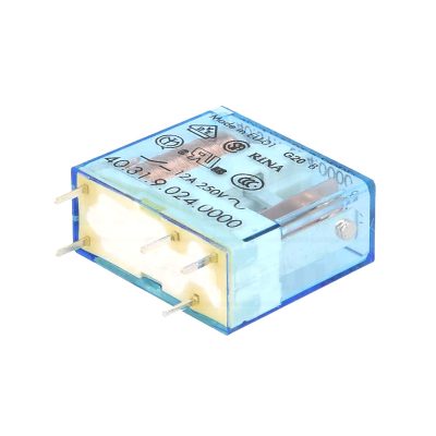 ממסר כפול 24VDC סליל - 12A 250VAC
