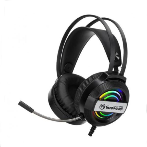 אוזניות חוטיות USB כולל מיקרופון SCORPIONS
