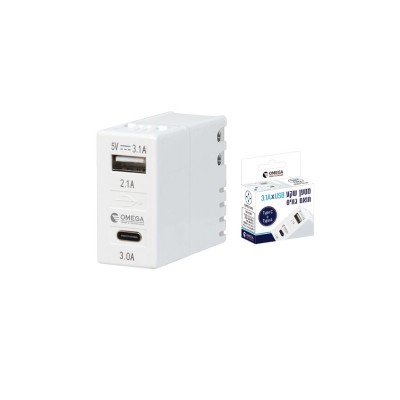 מטען שקע USB C  3.1A