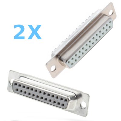מחבר 25 פינים D type 25p נקבה שקע