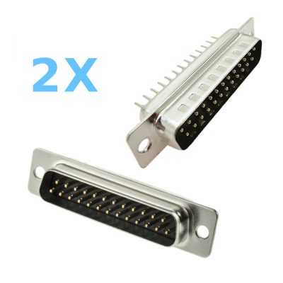 מחבר 25 פינים D type 25p זכר תקע