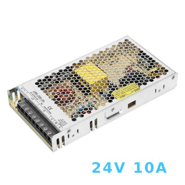 ספק כח ממותג 24VDC 10A פתוח רשת 240W