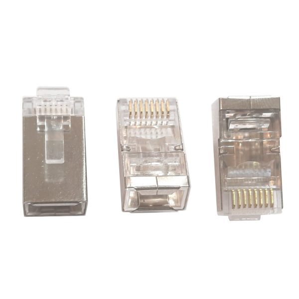 ⁦סט 10 יחידות תקע לחיצה CAT6 Plug X 10⁩ – תמונה ⁦2⁩