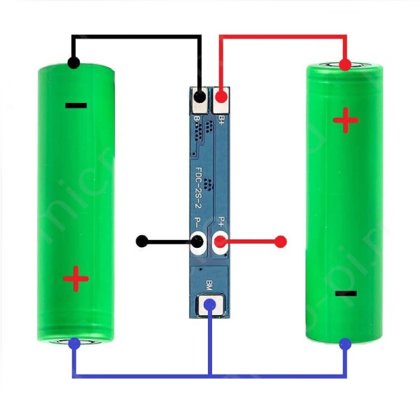 ⁦בקר טעינה הגנה סוללות ליתיום לארדואינו FDC 2S 2⁩ – תמונה ⁦2⁩