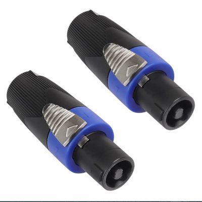 מחבר להלחמה על כבל Speakon Plug 4 Pin זוג 2X זכר