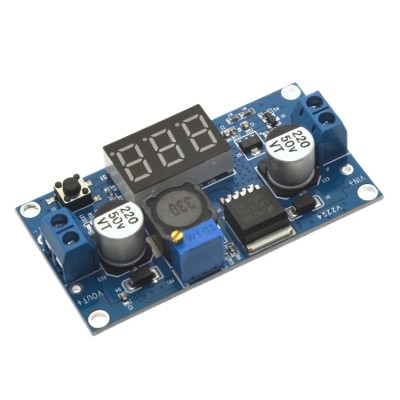 מודול הגברת תצוגת מתח דיגיטלי DC-DC  - זרם יציאה 3A