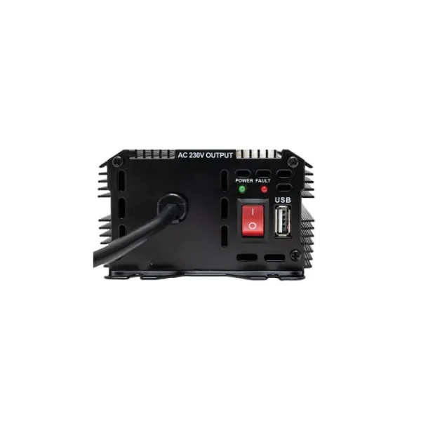 ⁦ממיר מתח לרכב 150W מ-12V ל-220V עם חיבור USB⁩ – תמונה ⁦2⁩