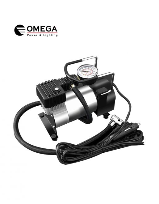 מדחס אוויר OMEGA 12V 150 PSI נייד עם שעון לחץ – תמונה 5