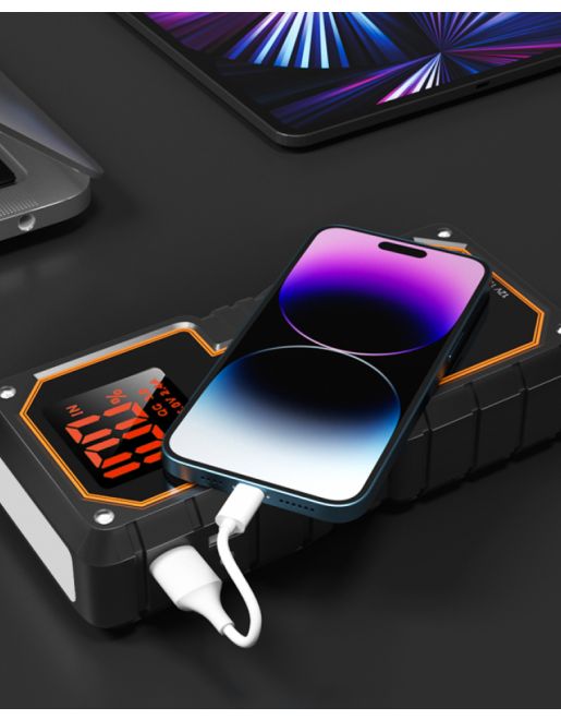 סוללת חירום OMEGA 16000mAh להתנעת רכב 2000A – תמונה 6