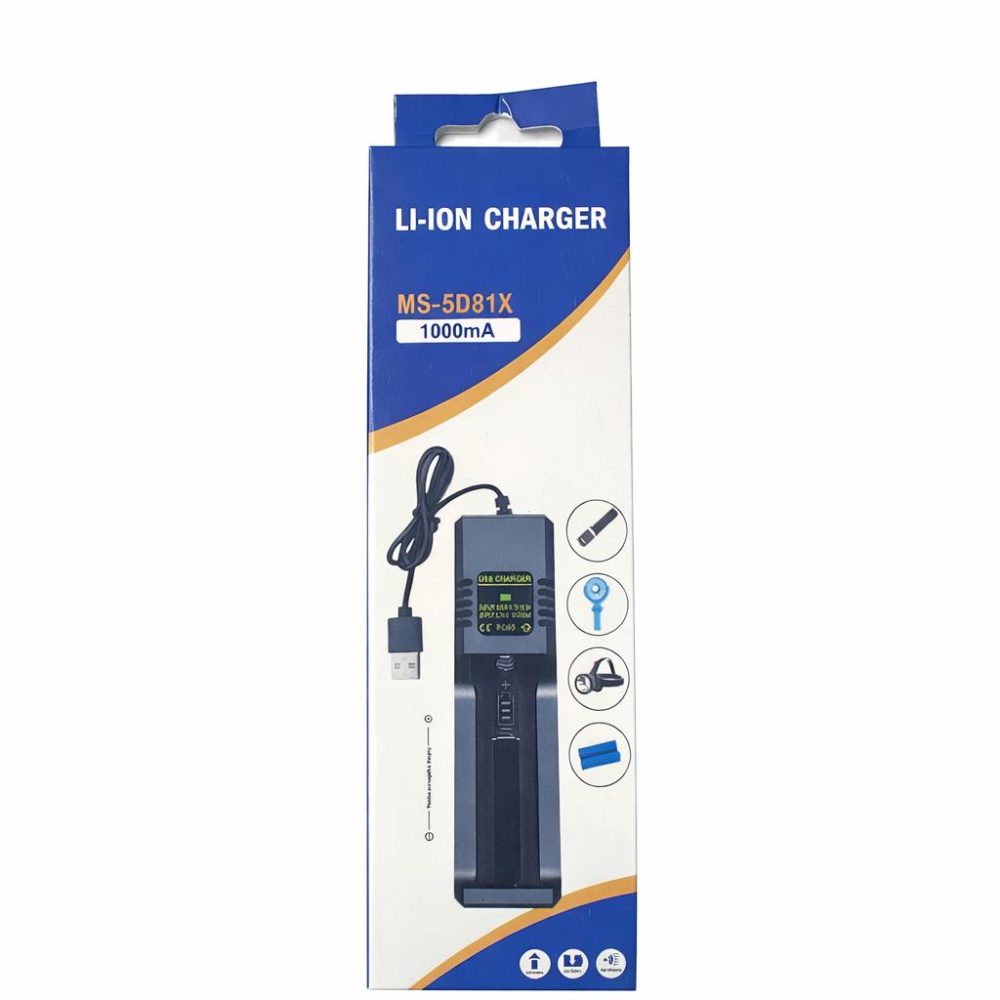 מטען לסוללה 3.7V 18650