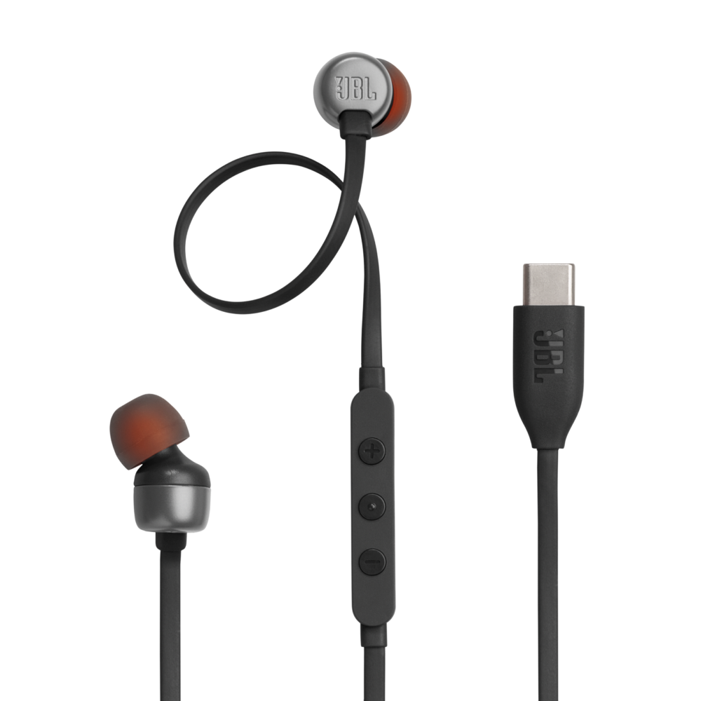 אוזניות IN EAR חוטיות JBL Tune T310C TYPE C שחור
