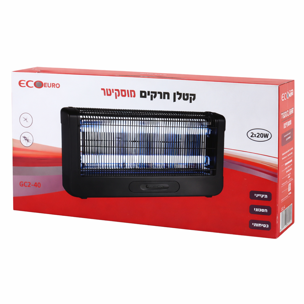 קוטל חרקים UV 2X20W מוסקיטר