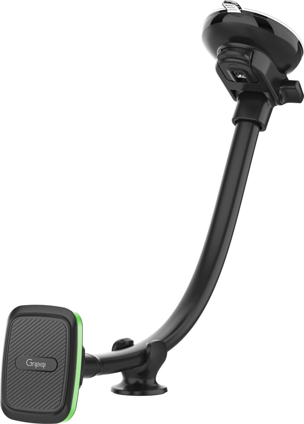 מעמד ארוך גמיש נתמך עם ואקום לדשבורד GRIPQI SIXMagnet XS33